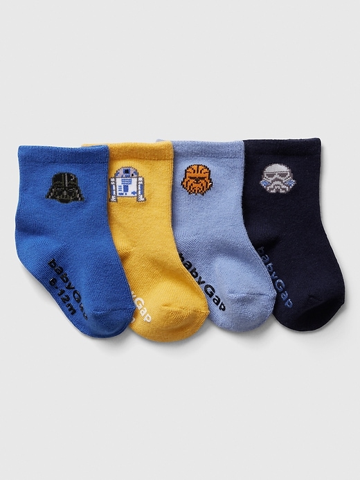 View large product image 1 of 1. babyGap &#124 Star Wars&#153 Crew Socks (4-Pack)