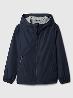 【DEARMINE】Boys l Windbreaker Emporio Armani - Boys Blue Logo Windbreaker Jacket