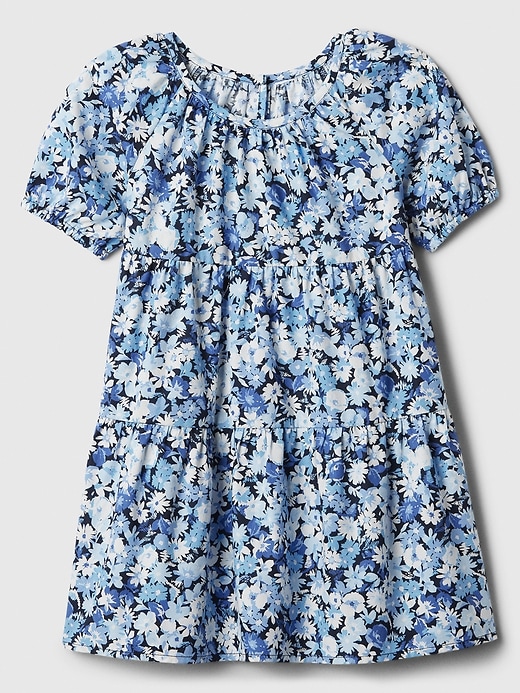 Image number 1 showing, babyGap Tiered Print Puff Sleeve Dress