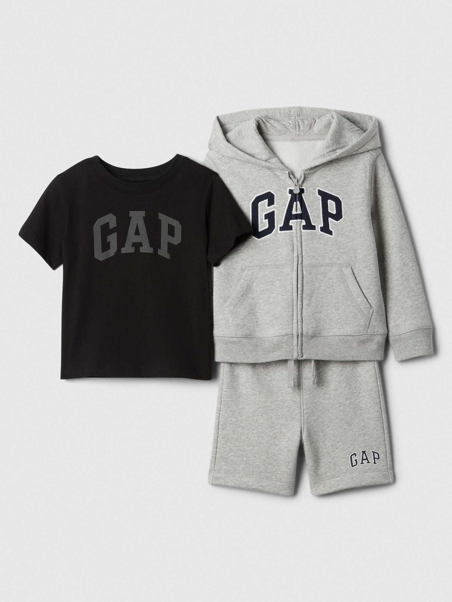 babyGap Logo Three-Piece Outfit Set