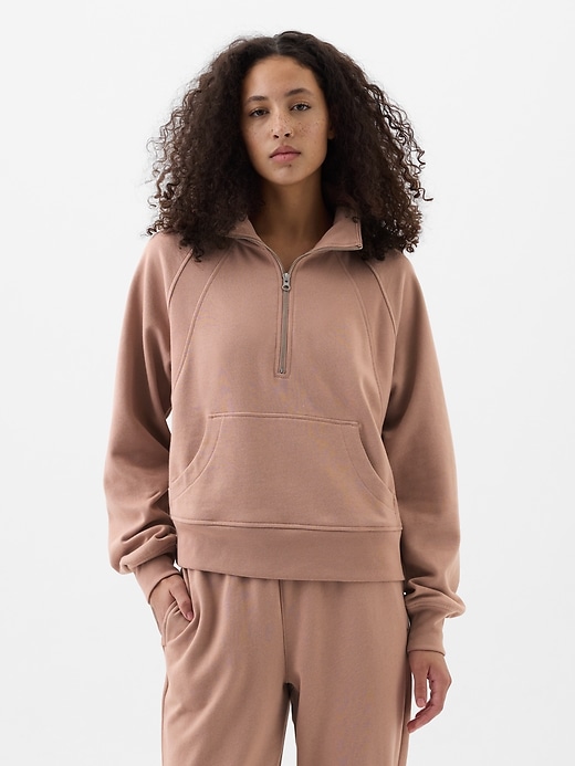 Relaxed Fleece Half-Zip Sweatshirt | Gap Factory