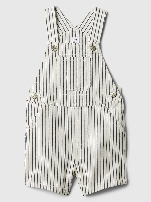 View large product image 1 of 1. Baby Stripe Shortalls