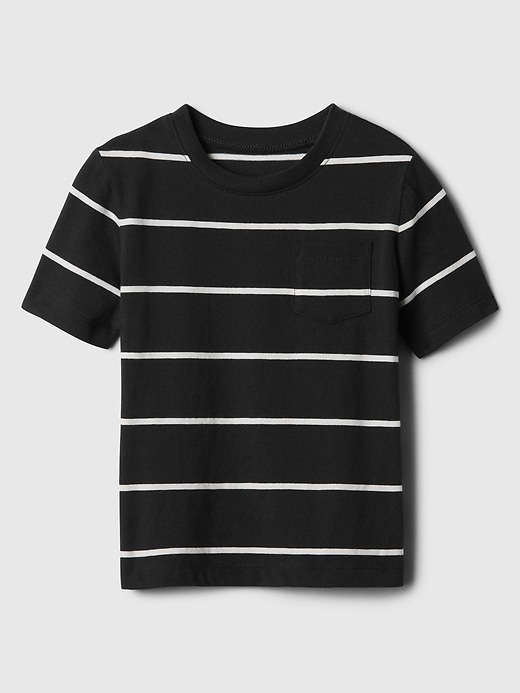 View large product image 1 of 1. babyGap Stripe Pocket T-Shirt