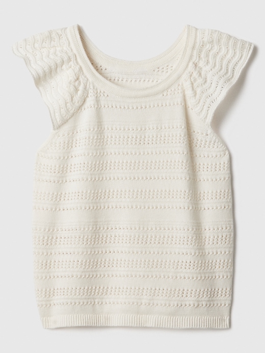 Image number 3 showing, Kids Crochet Sweater Tank Top