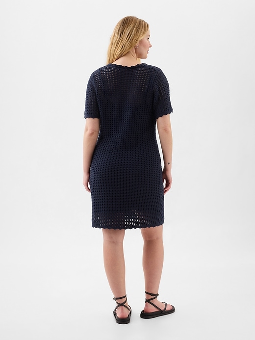 Image number 4 showing, Crochet Mini Dress
