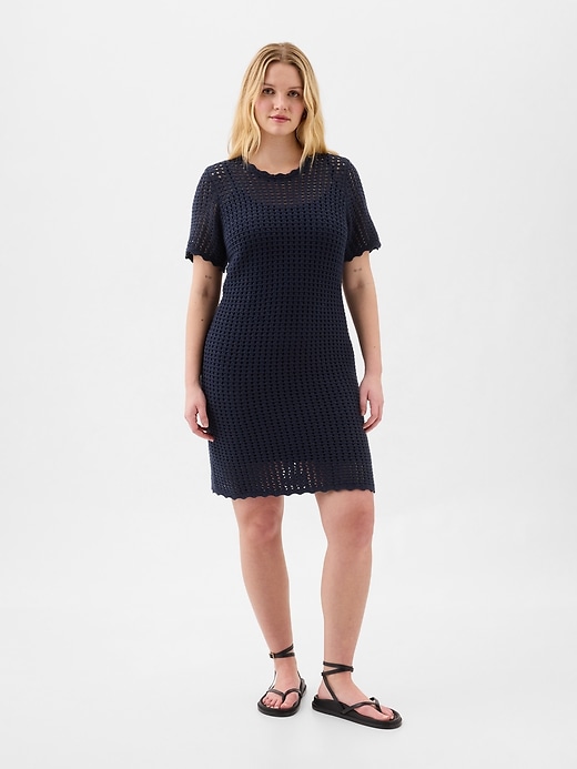 Crochet Mini Dress | Gap Factory