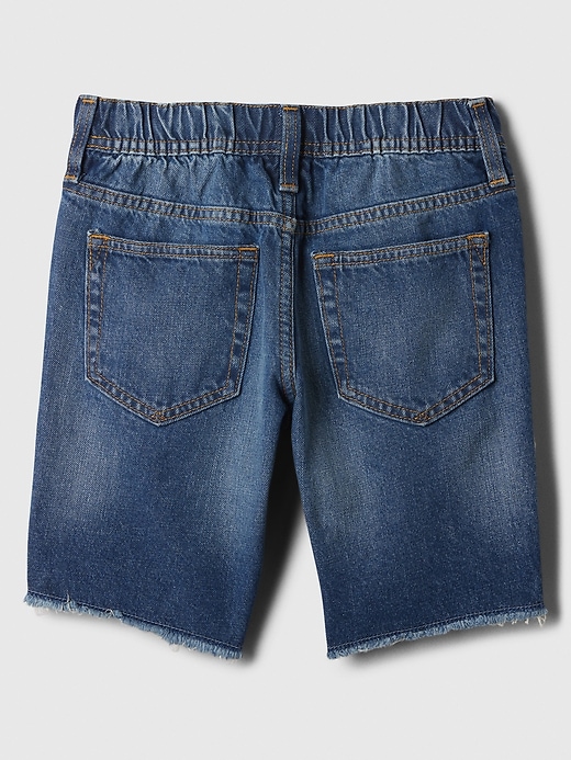 Image number 2 showing, Kids Slim Denim Pull-On Shorts