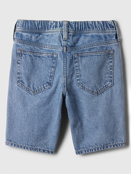 Image number 2 showing, Kids Slim Denim Pull-On Shorts