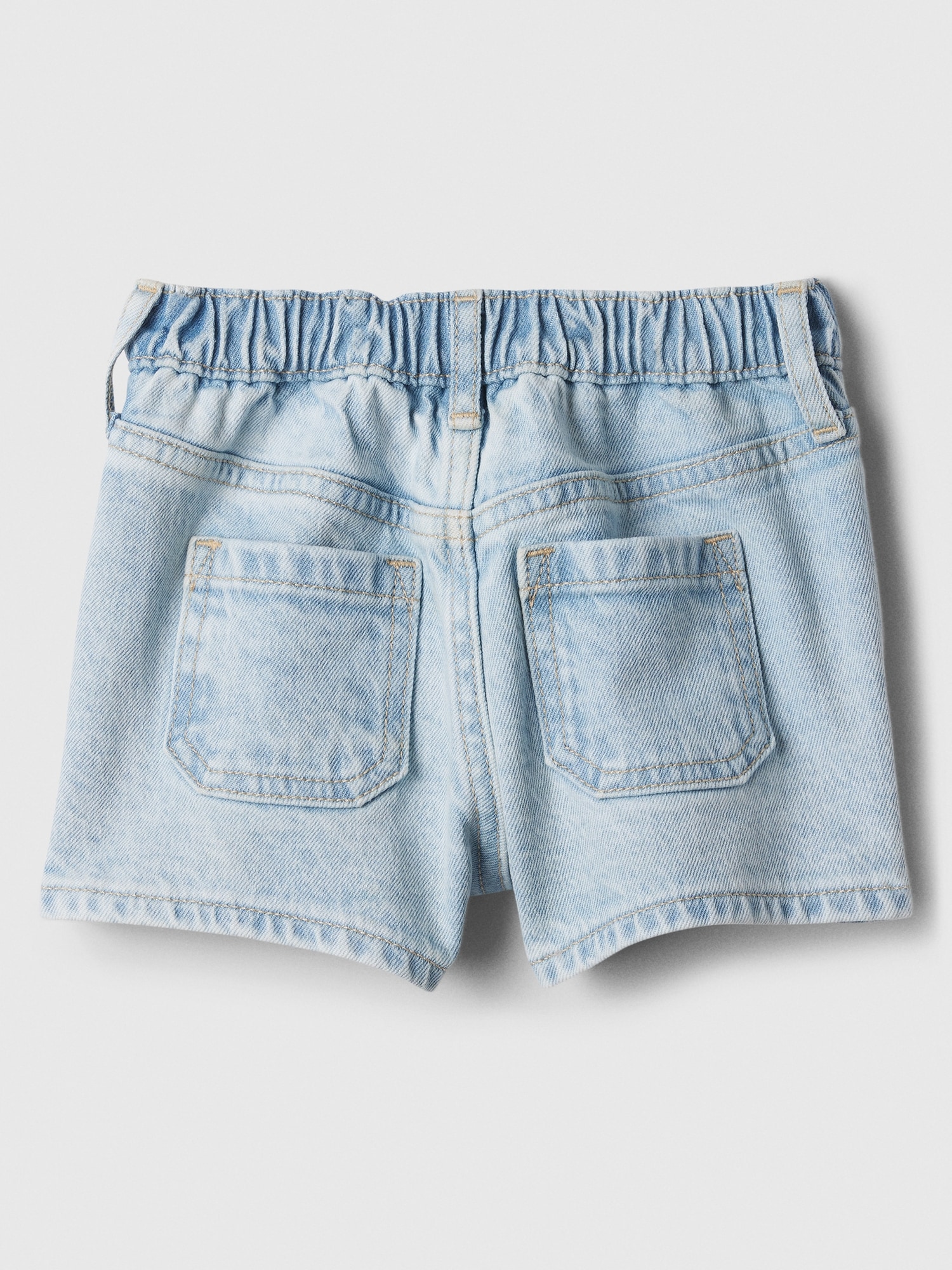 Paperbag denim mom shorts deals