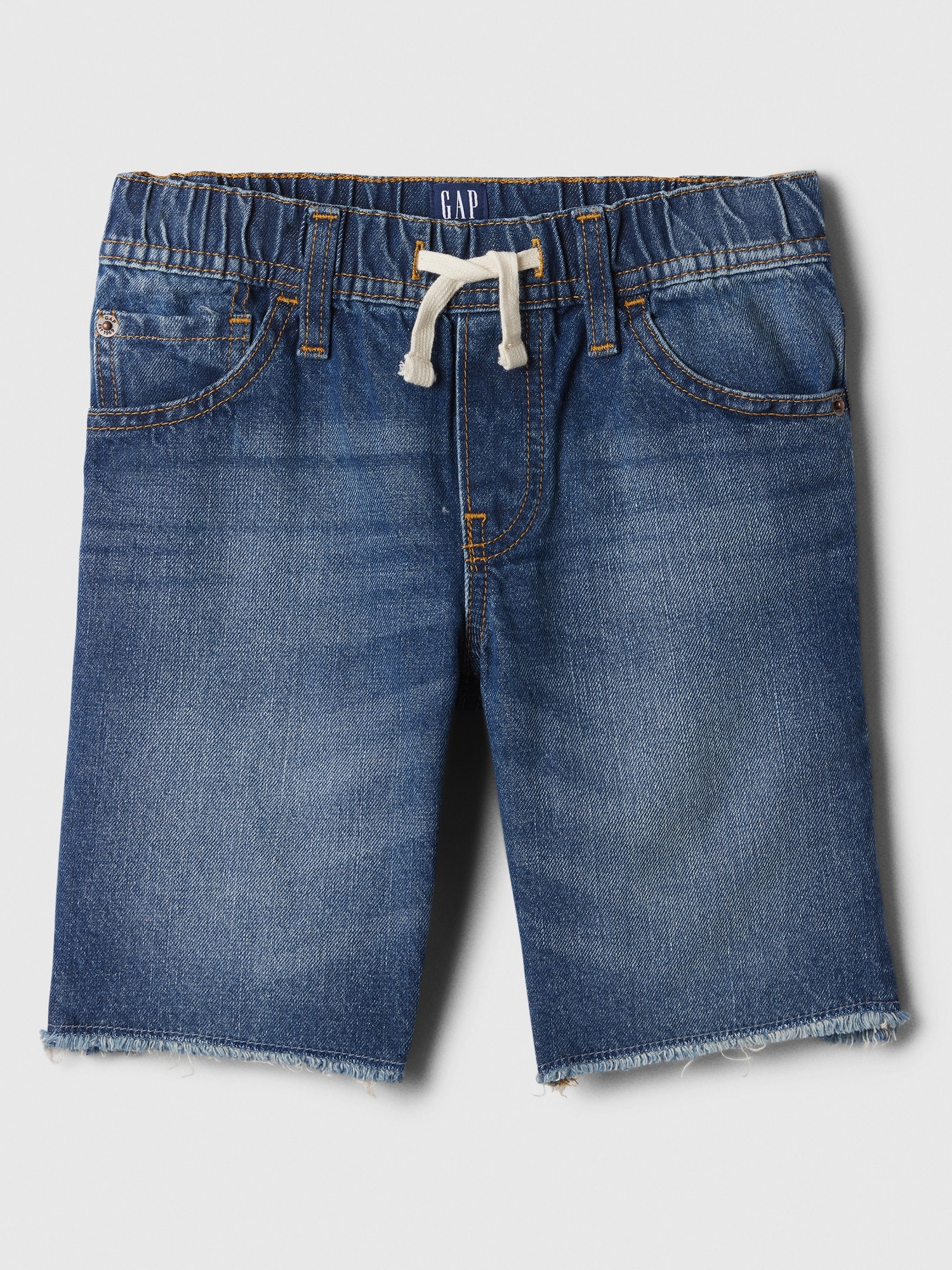 Kids Slim Denim Pull-On Shorts