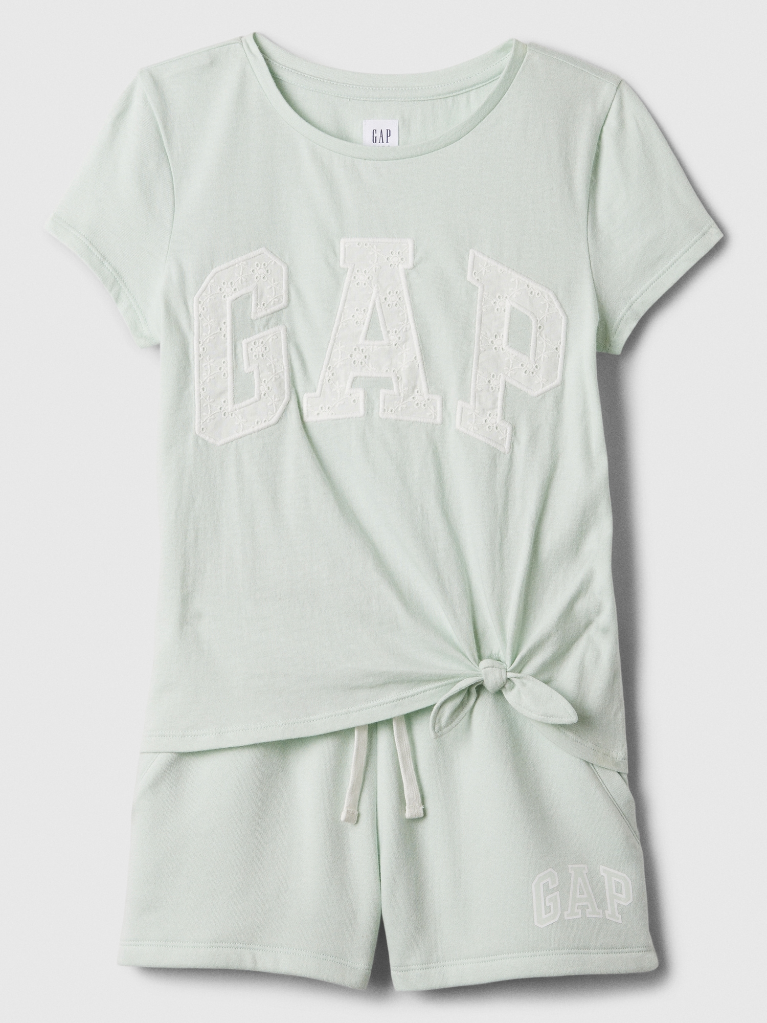 Kids Gap Logo TwoPiece Outfit Set Gap Factory