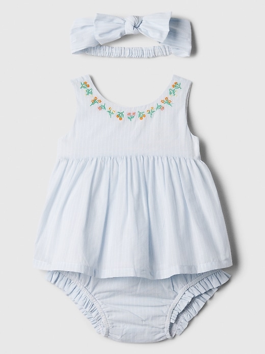 Image number 1 showing, Baby Print Three-Piece Outfit Set