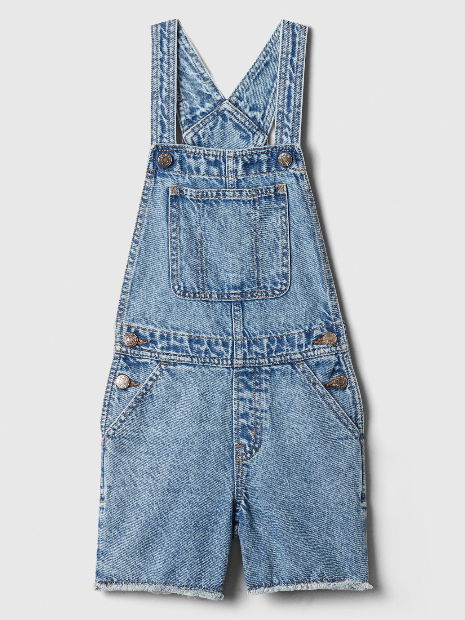 Kids Denim Shortalls