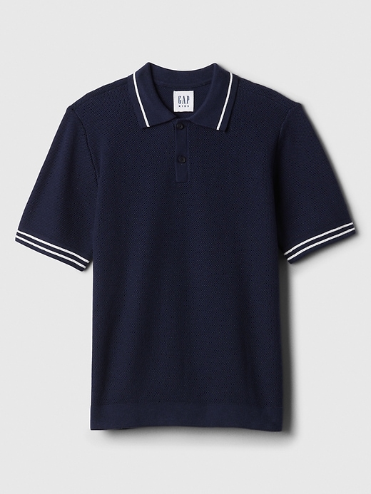 View large product image 1 of 1. Kids Sweater Polo Shirt