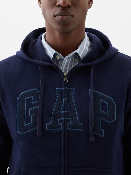 Image number 3 showing, Relaxed Gap Logo Zip Hoodie