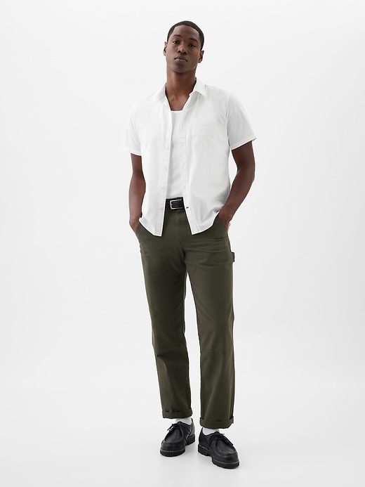 Image number 3 showing, Stretch Poplin Shirt in Standard Fit