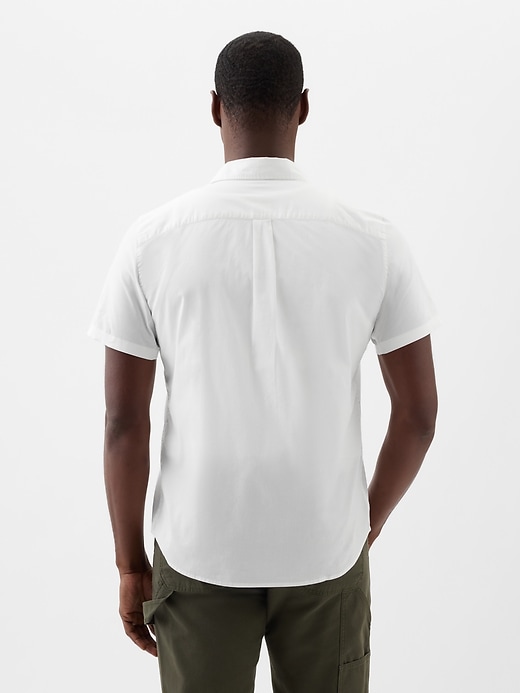 Image number 2 showing, Stretch Poplin Shirt in Standard Fit