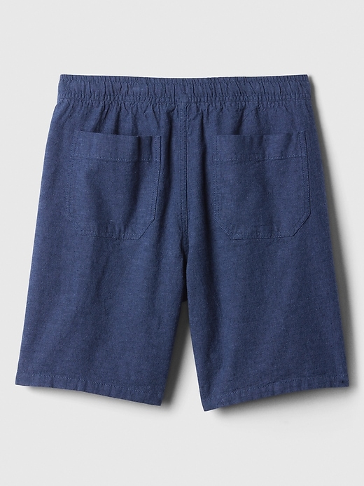 Image number 6 showing, 8" Easy Linen-Blend Shorts