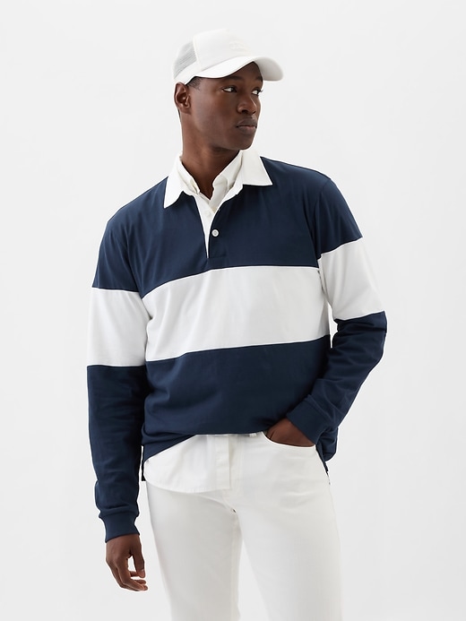 Image number 5 showing, Relaxed Rugby Polo Shirt