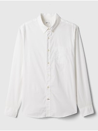 Stretch Poplin Shirt in Standard Fit