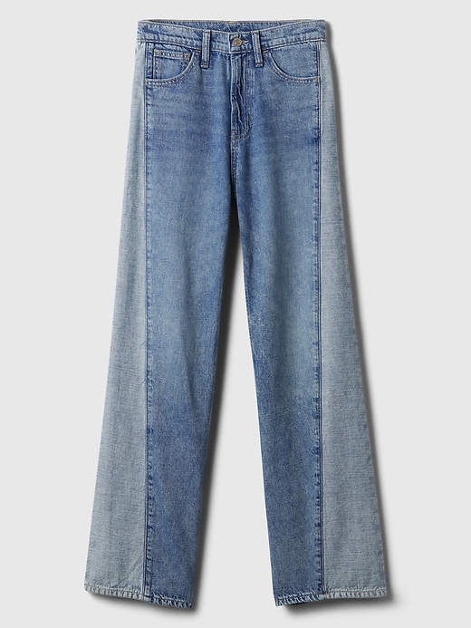 Image number 10 showing, High Rise Wide-Leg Jeans