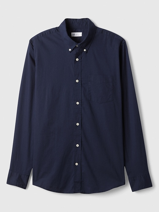 Image number 4 showing, Stretch Poplin Shirt in Standard Fit