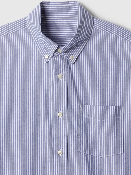 Image number 7 showing, Stretch Poplin Shirt in Standard Fit
