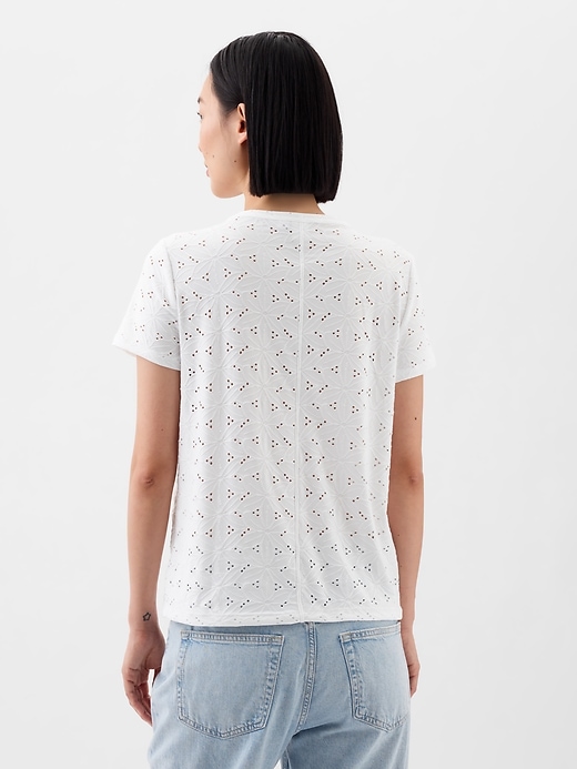 ★GLOWNY ★PROVINCE EYELET BUTTON TEE Glowny Province Eyelet Button Tee on Bunjang Global Site.