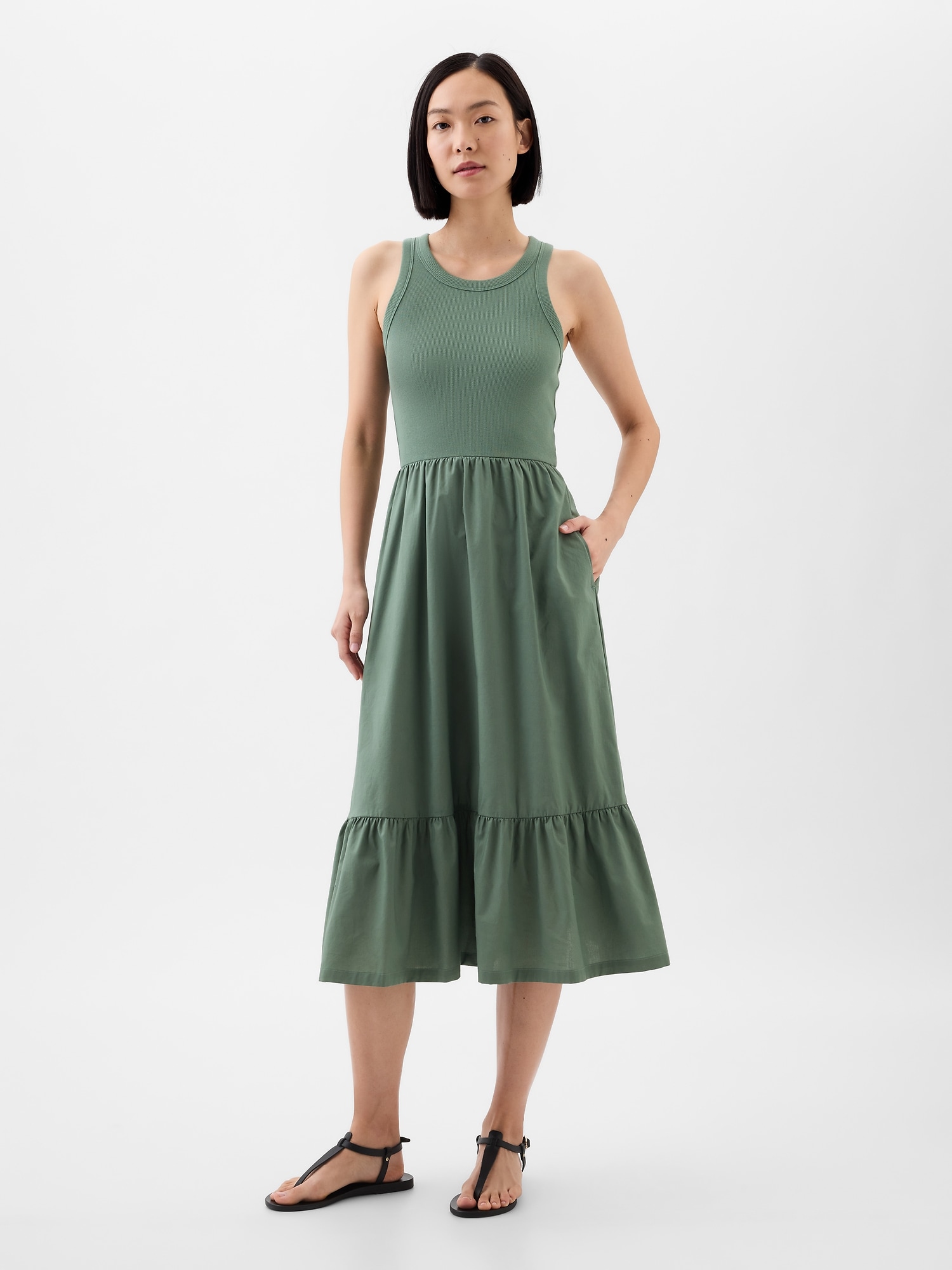 Sleeveless Midi Dress