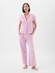 GAP GapBody Women's Ribbed Drawstring Pajama Pants - Macy's