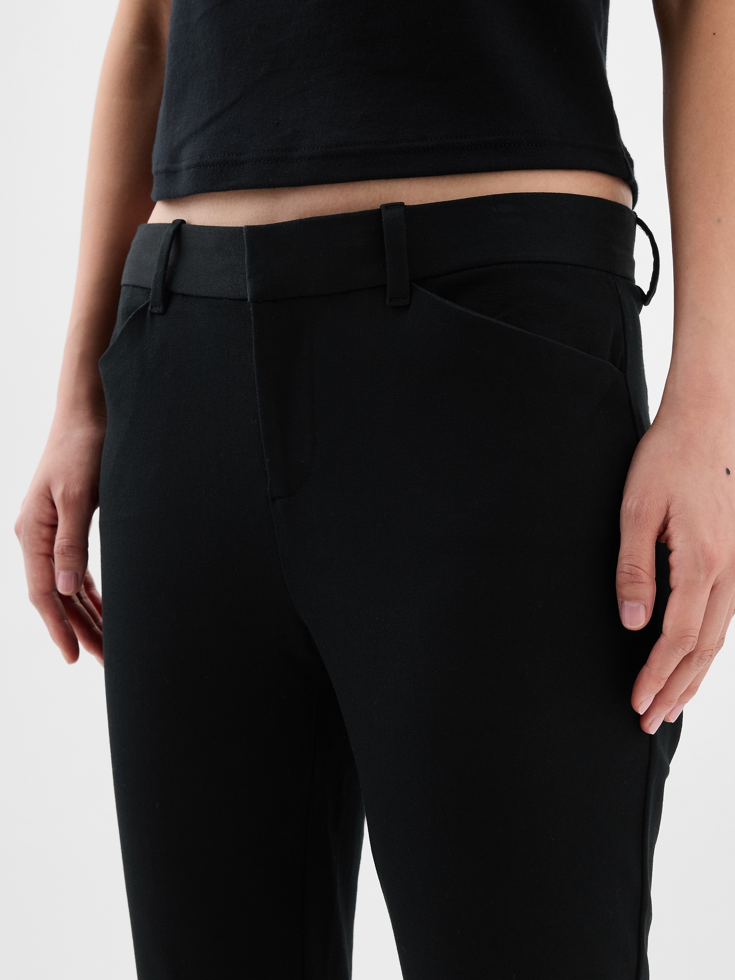 SKIMS Off-White Cotton Rib Leggings – BlackSkinny