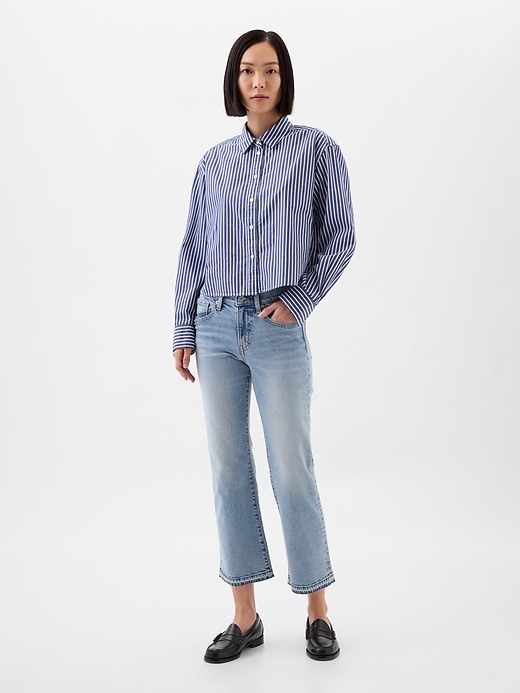 Image number 7 showing, Mid Rise Kick Fit Jeans