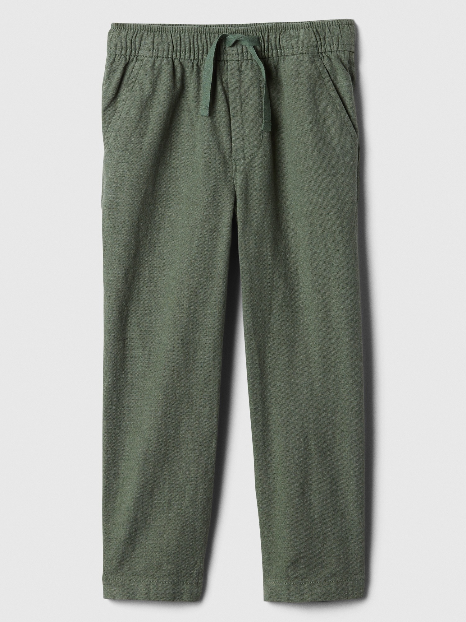 babyGap Linen-Blend Tapered Pull-On Pants