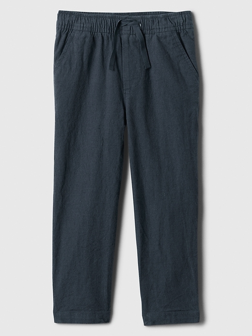 Image number 1 showing, babyGap Linen-Blend Tapered Pull-On Pants