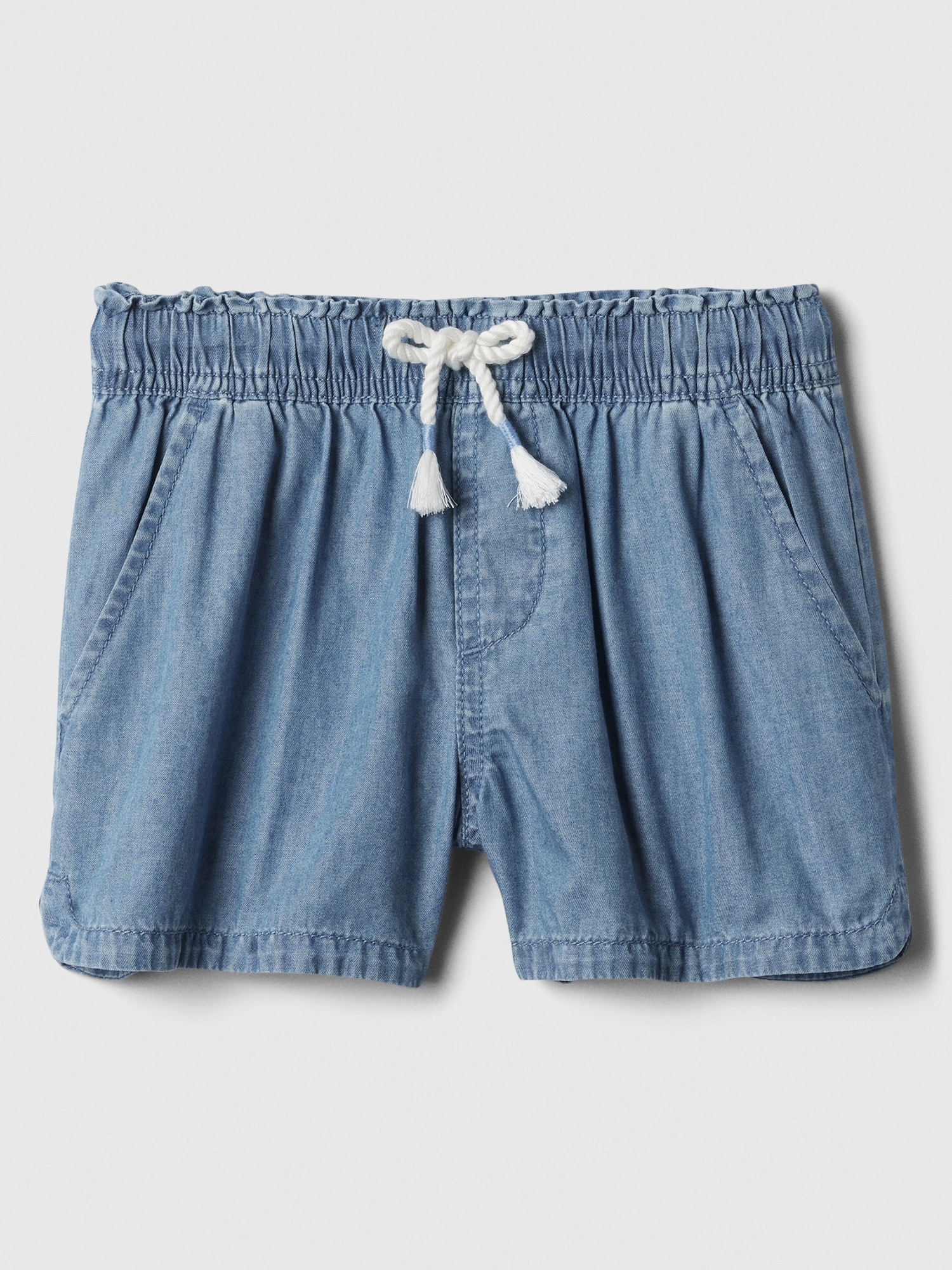 Kids Chambray Pull-On Shorts