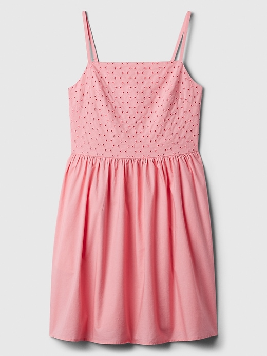 Image number 5 showing, Squareneck Eyelet Mini Dress