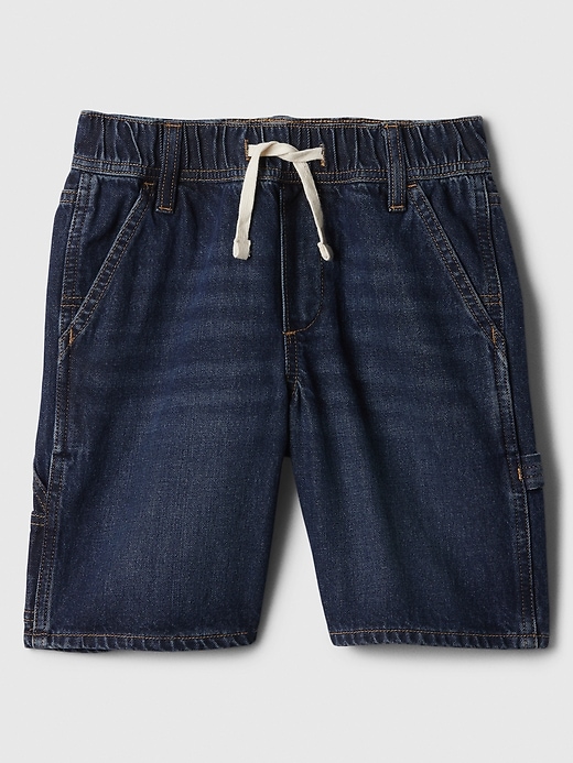 Image number 4 showing, Kids Slim Denim Pull-On Shorts