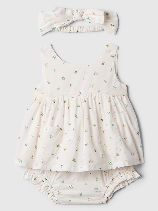 Image number 4 showing, Baby Print Three-Piece Outfit Set