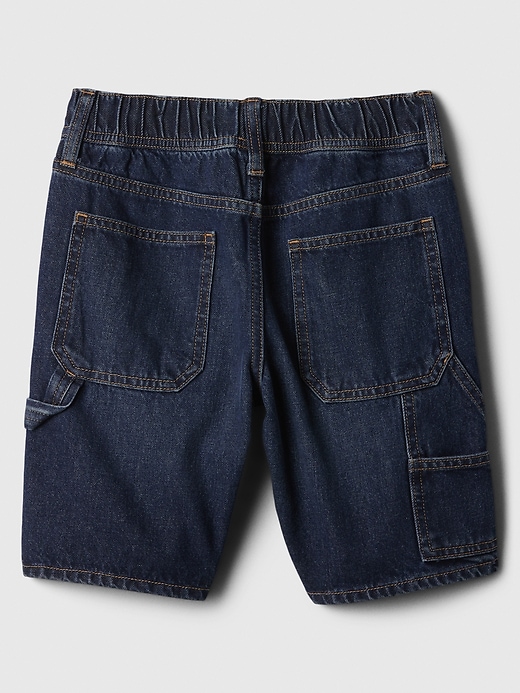 Image number 2 showing, Kids Slim Denim Pull-On Shorts