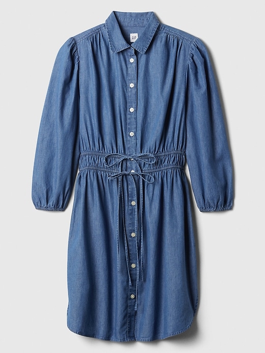 Image number 6 showing, Puff Sleeve Shirtdress