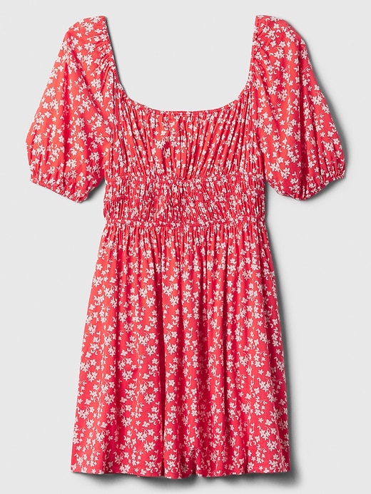 Image number 7 showing, Smocked Squareneck Mini Dress