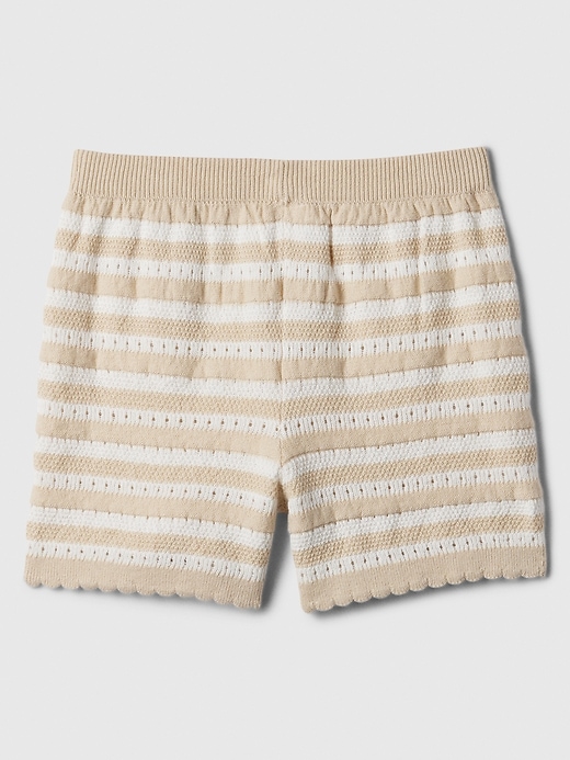 Image number 2 showing, babyGap Stripe Crochet Sweater Pull-On Shorts