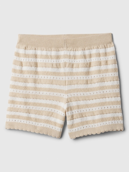 Image number 1 showing, babyGap Stripe Crochet Sweater Pull-On Shorts