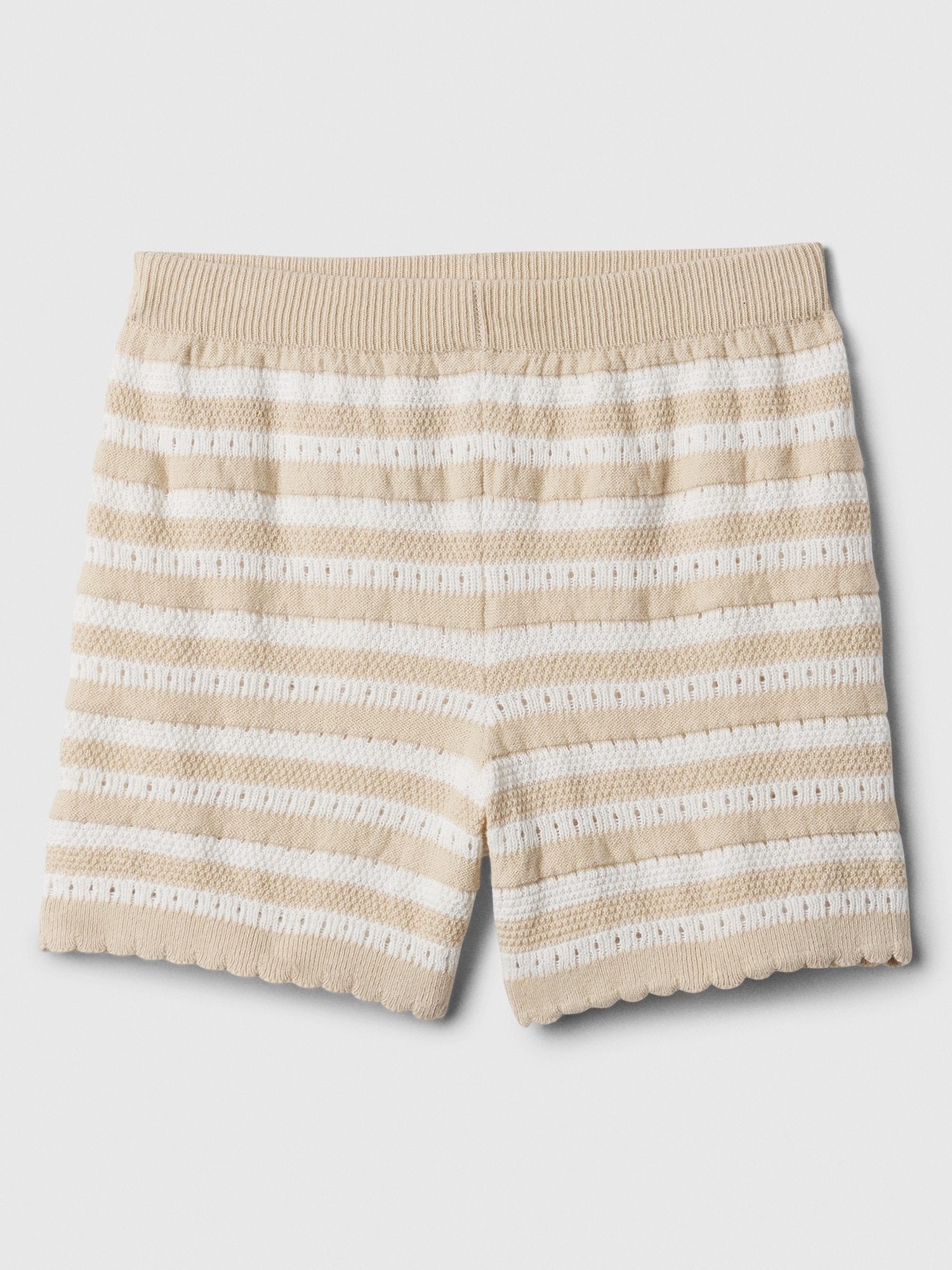 babyGap Stripe Crochet Sweater Pull-On Shorts