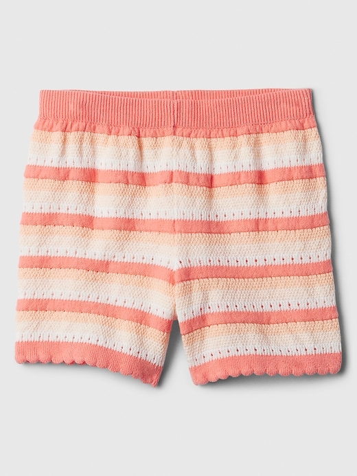 Image number 3 showing, babyGap Stripe Crochet Sweater Pull-On Shorts