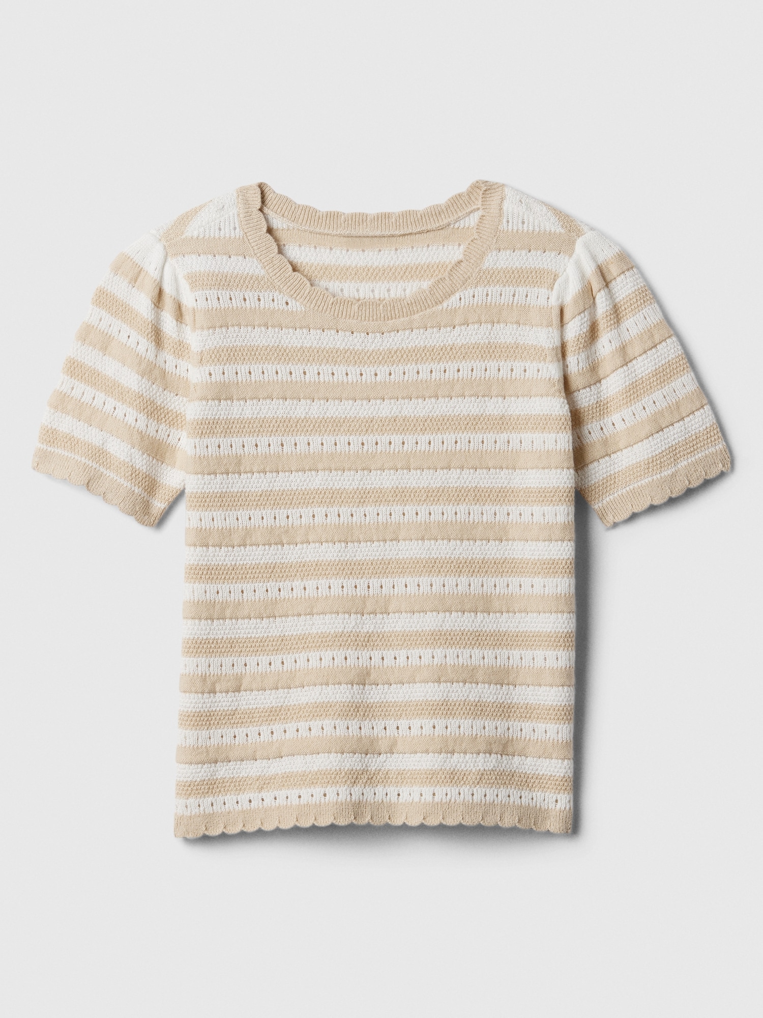 babyGap Stripe Crochet Sweater Top