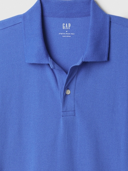 Image number 4 showing, Stretch Pique Polo Shirt