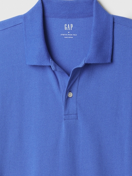 Image number 7 showing, Stretch Pique Polo Shirt