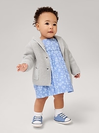 Baby Bear Stripe Garter Cardigan