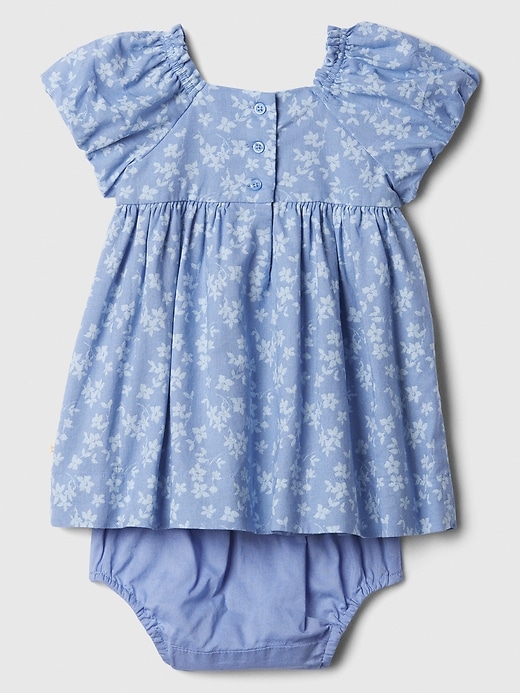Image number 3 showing, Baby Linen-Blend Two-Piece Outfit Set